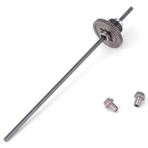 Beefy Metal Spur Gear Set With Center Drive Shaft And Center Differential For One Twelfth Scale RC Desert Truck 2995 Upgrade Kit With Umbrella Pinions