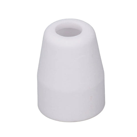 Ceramic cup nozzle for plasma cutting, part of 110 Piece Plasma Cutter Consumable Kit for Cut40 50 torches.