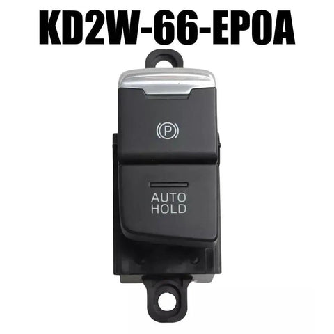 No Sweat Plug And Play Electric Parking Brake Actuator Switch Button Replacement for quick handbrake fix, black button design.