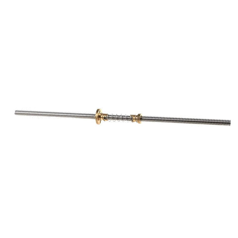 Linear Motion T8 Lead Screw With Anti Backlash Nut For Precise CNC And 3D Printing 8mm Lead 2mm Pitch OD 8mm Length Trapezoidal Screw