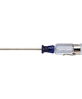 Phillips Screwdriver Size 0 2.5 Inch with acetate handle, heat treated alloy steel, satin nickel finish, beefy grip for precision screwing
