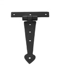 Heavy Duty Black Iron Arrow T Strap Hinge 6 Inch Long For Cabinet Doors And Gates Tough As Nails Rust Resistant Hardware