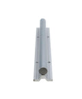 High Precision SBR20 Linear Guide Rail Kit Includes 2 Smooth Support rods up to 1 meter plus Lock Wrench And 4 Sliding Bearing Blocks For 3D Printers CNC Machines Zero Stick Slippage Super Stable Operation, steel rail close-up