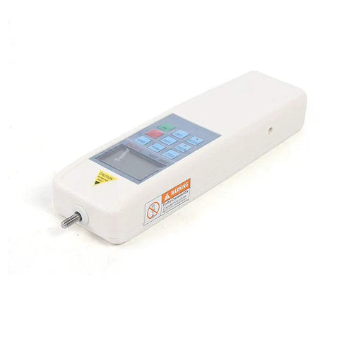 Beefy Horizontal Push-Pull Test Bench With Digital Display Force Gauge Kit, 1000N Load Capacity, 150mm Travel, HP-500 Pressure Gauge, Pro Grade Precision Testing For Material, Electronics, And Hardware Lab Use, white digital display unit