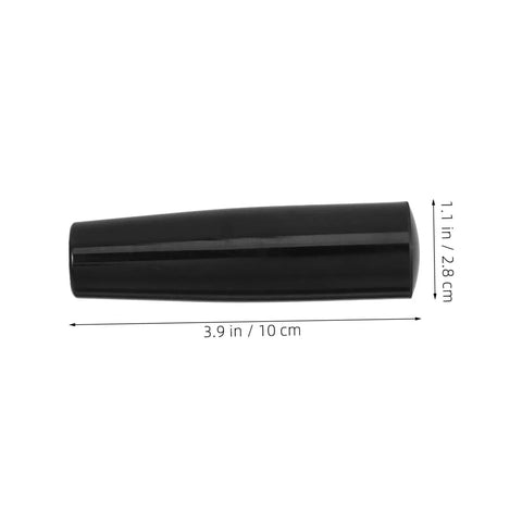 3 Pack Black Bakelite Revolving Handwheel Crank Handles For Grill, Machine, And Outdoor Gear Replacement Utility Sticks With M10x100mm Threads That Totally Rock, side view 3.9 in x 1.1 in