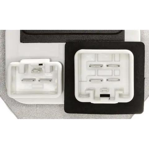 Volvo Front Blower Motor Resistor Replacement for S60 S80 V70 XC70 XC90 Fan Control Module 1999-2014 connectors close-up
