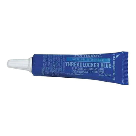 Blue Medium-Strength Thread Locker, 6 mL Bottle, Keeps Nuts and Bolts Tight on 1/4 to 3/4 Inch Fasteners, OEM Spec