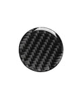Carbon Fiber Interior Central Control Multimedia Knob Cover Trim For Audi A3 A4 2014 2015 2016 2017 2018 2019 Dope Look Easy Install