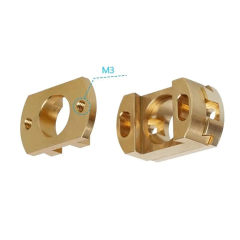 Top Quality 18mm Oldham Coupling For T8 Lead Screw Smooth Z Axis Upgrade Fit Ender 3 CR10 V2 S4 S5 And Pro Models Reduce Noise Build Stable Prints With Easy Install Design brass coupling