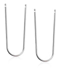 2 Pack Car Radio Removal Tools, U Shaped Stainless Steel Pry Tools For Quick Stereo Disassembly, Universal Auto CD DVD Player Release Kit For Most Vehicles, Easy DIY Car Accessories