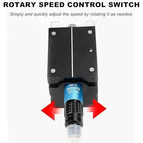 Knockout Portable Pneumatic Nick Grinder That Crushes Hard Grinding Jobs Smoothly At 30000 Rpm With 50Mm Cutting Wheel For Flat Die Cut Solid Board Dies Draws 90 Psi Air Power For Rock Solid Job Site Performance
