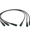 Check Out This Cool 510 Mm E Bike Display Extension Cable With 2 Inch Length That Fits 5 Pin Scooter Dashboard Wiring Perfectly For Easy Upgrades And Super Smooth Ride Control Without Any Mess Or Hassle. Black 5-pin e-bike display extension cable, 510 mm, with six connectors