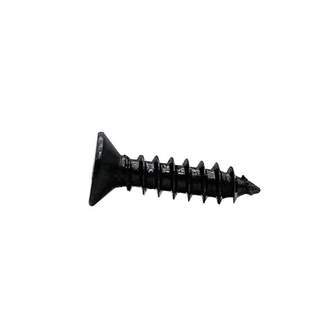 Black Carbon Steel Self Tapping Wood Screw Set With Cross Countersunk Heads For DIY Friendly Projects In Home Improvement And Woodworking
