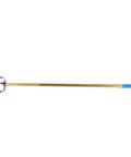 Heavy Duty Smoke Detector Removal Tool With 16 Foot Telescoping Pole, gold shaft with red grips, ideal for vaulted ceilings.