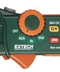AC DC Mini Clamp Meter With Non Contact Voltage Detector For Tight Spaces 200 Amp Measures AC And DC Current With Data Hold