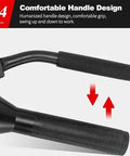 Close-up of comfortable handle design of Hydraulic Knockout Punch Kit With Manual Hole Cutter Set for Electric Conduit.