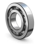 6009 Open Ball Bearing 45x75x16 mm No Seals Chrome Steel Deep Groove, precision machined for machinery and automotive, front view.
