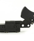 Top Tier Replacement Trigger Switch For Skil Bosch And Superior Electric Jigsaw Saw Sw77 2610321608 side view black switch with actuator.