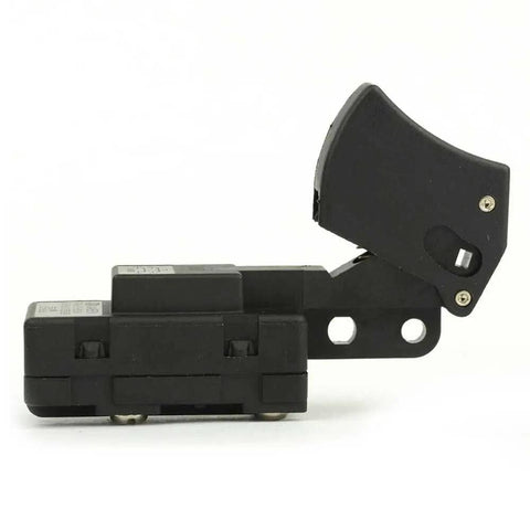 Top Tier Replacement Trigger Switch For Skil Bosch And Superior Electric Jigsaw Saw Sw77 2610321608 side view black switch with actuator.