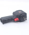 Heavy Duty Half Inch Mini Pneumatic Impact Wrench Air Powered Spanner delivering 11000 rpm, showing black grip and red trigger.