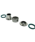 Beef Up Your Rear Shock With This Maintenance Kit Including Needle Roller Bearing And Oil Seals For KX250F, KX450F And KLX450, Restore Smooth Ride And Tight Handling On Your Dirt Bike. Needle roller bearing and oil seals set, metal and rubber parts