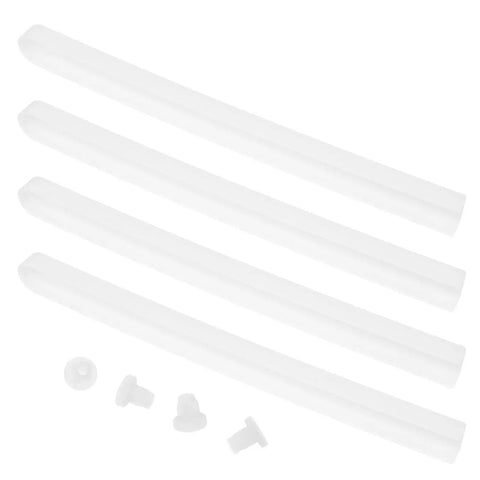 Heavy Duty 7.28 Inch Drawer Slides Cabinet Rails With Accessories Built Tough Quiet Silky Smooth Glide For Kitchen Cabinets Dressers TV Cupboards Heavy Load Support And Minimal Noise white drawer slides with mounting accessories