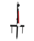 Front view of Golf Swing Trainer Height Adjustable For All Levels, Stable On Grass Or Carpet, Indoor Outdoor Practice Aid.