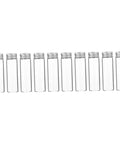 Clear Glass Vials With Aluminum Caps 10 Pack For Travel Storage Of Candies Nuts Beads And Jewelry Making Mini Art Supplies