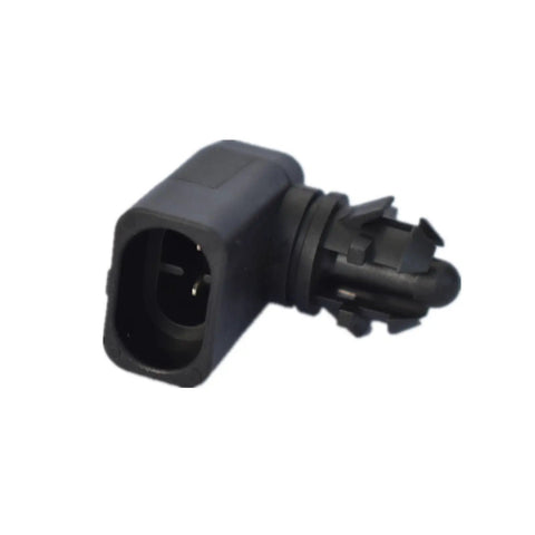 25775833 Ambient Air Temperature Sensor Assembly Fit Chevy Gmc Trucks Cars Plug And Play Replacement smooth black plastic design.