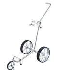 Hella Lightweight Golf Cart Featuring A Slick Three Wheel Swivel Design With Toughest Stainless Steel Frame for stable three wheel mobility.