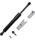 Rugged Badass Rear Tailgate Slow Dampers For Chevy Colorado And Gmc Canyon 2023 black gas strut with mounting hardware.