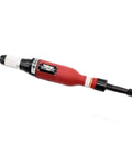 No Frills Heavy Duty Pneumatic Angle Grinder And Air Powered Sander For Rock Solid Metalworking Smooth Polishing Quick Deburring Surface Finishing Built Damn Tough For Endless Daily Shop Grind, red handle, industrial tool.