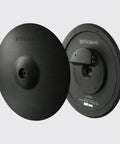 TD-27KV2 Generation 2 V-Drum Kit With Flagship Sound, dual black electronic cymbals for enhanced drumming experience