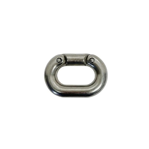 Built Like A Tank Drop Forged 3 4 Inch Marine Grade Stainless Steel 316 Chain Connecting Link for rigging tasks.