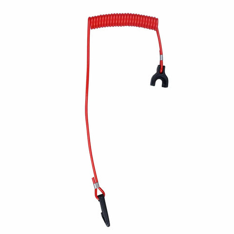 Durable Boat Key Switch Ignition And Safety Lanyard Assembly Replacement For Outboard Motors 40 To 200HP Plug And Play Starter With Lanyard Weather Resistant Easy Install Universal Outboard Replacement Part