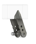 Off Road Adjustable Panhard Bracket, Outside Frame, 3 Hole Pattern With 1 Inch Increment Adjustments For Precise Angle Alignment, USA Made Heavy Duty Suspension Mount For 4x4 Rigs, 1/4 inch steel