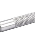 Ball-type small hole gauge probe with knurled silver metal handle