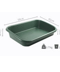 Green Do-It-All Garden Tidy Tray Do It All Potting Tray for Seed Starting and Soil Mixing, BPA-Free Plastic, dimensions labeled