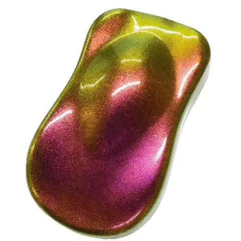 Shop Tested Superflake Basecoat And Midcoat Auto Paint One Full Gallon Prep Worked For Rapid Hot Rod Wrap Job Includes a shiny, multicolored paint sample.