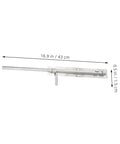 Top Tier Heavy Duty 10 Pack Stainless Steel Slide Bolt Latches For Securing French Doors Barn Sheds And Gates With No Sweat Install And Rock Solid Security Hold, 16.9 inch stainless steel latch.