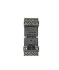 24VDC Relay With Base Included, 6 Amp Switching Capacity, Overload Protected, Durable Relay Module For DIY Projects, Automation And Control Panels Plug And Play Ready mounted relay base