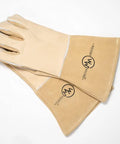 Stick Welding Gloves Heat Resistant With Pro Grade Premium Grain Cowhide Leather Heavy Duty Cotton Lining Reversed Palm Large