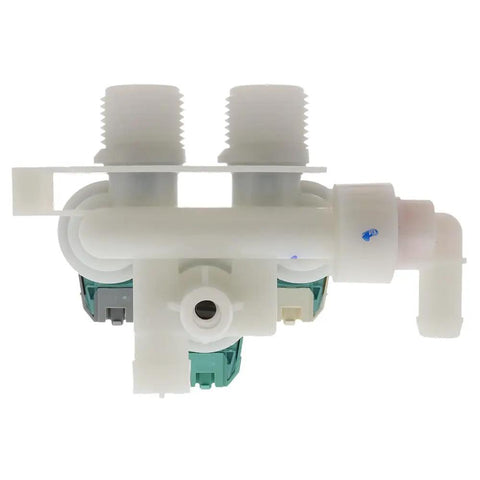 Washer Inlet Water Valve Replacement For Whirlpool Washers Replaces W10239900 And W10513404 shown from front view