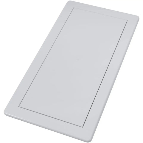 Rock Solid White Abs Plastic Access Panel With Six By Twelve Inch Cut Out For Drywall Wall And Ceiling Patch Quick Install No Sweat Fit Smooth