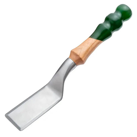 Stainless Steel Brownie Spatula Serving Paddle Pie Server Kit With DIY Turn Your Own Rectangular Wooden Handle