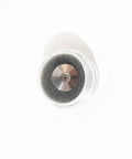 Top view of Amazon waterjet spare part: diamond orifice, stainless steel, 0.33 mm, in clear case.
