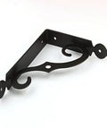 Badass Metal Shelf Brackets Double Pack L Shape Corner Braces For Walls Straight Up Heavy Duty right angle black decorative bracket