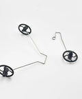 Airplane Foam Landing Gear Replacement Kit for Hand Throw Gliders and DIY Planes and Helicopters with durable wheels.