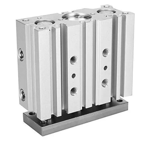 Three Rod Double Acting Air Cylinder Aluminum Alloy Pneumatic Cylinder With 20mm Bore And 20-100mm Stroke for industrial automation
