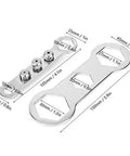 Heavy Duty Electric Rivet Gun Adapter for Cordless Drills with 4 Swappable Heads and Wrenches, two steel wrenches displayed.